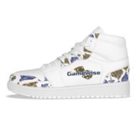 Be Gamewise Mids | Wht Trainers | Blue Logo - Image 3