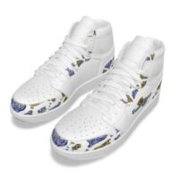 Be Gamewise Mids | Wht Trainers | Blue Logo - Image 4